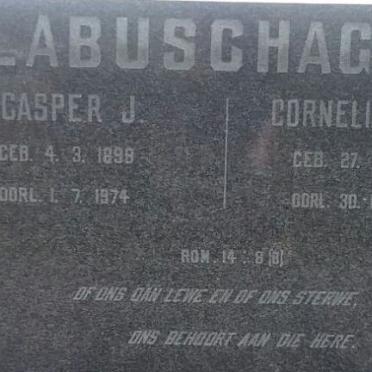 LABUSCHAGNE Casper J. 1898-1974 &amp; Cornelia J. H. P. 1905-1974