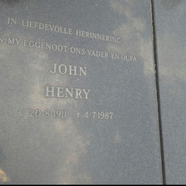 LUNDALL John Henry 1911-1987