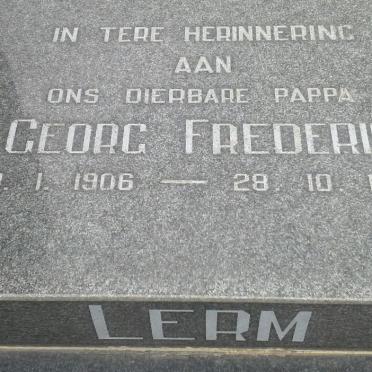 LERM Georg Frederik 1906-1980