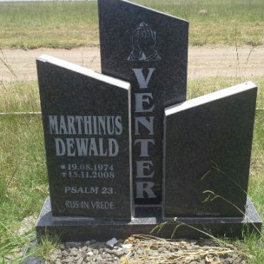 VENTER Marthinus Dewald 1974-2008