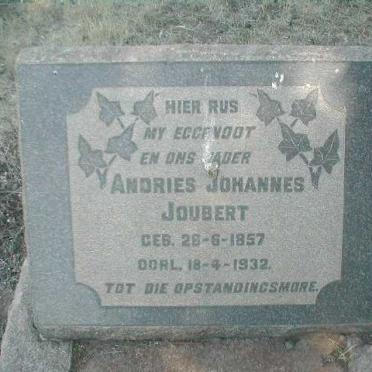 JOUBERT Andries Johannes 1857-1932