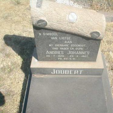 JOUBERT Andries Johannes 1920-1987