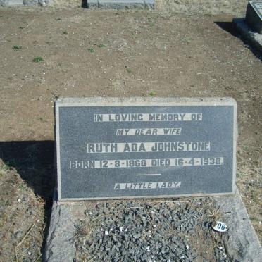 JOHNSTONE Ruth Ada 1868-1938