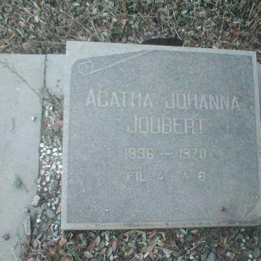 JOUBERT Agatha Johanna 1896-1970