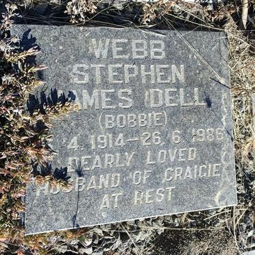 WEBB Stephen James Dell 1914-1986