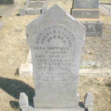 WYK Anna Soesana, van nee JOUBERT 1868-1949