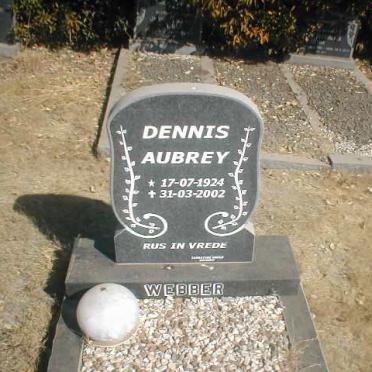 WEBBER Dennis Aubrey 1924-2002
