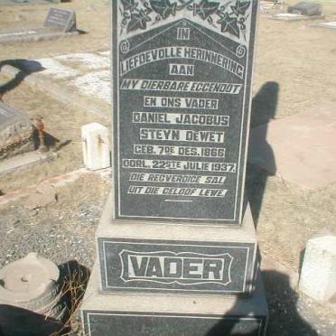 WET Daniel Jacobus Steyn, de 1866-1937