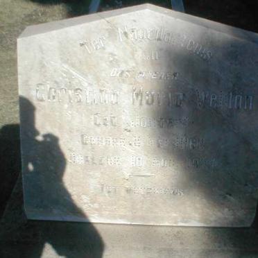 WELDON Christina Maria nee JOUBERT