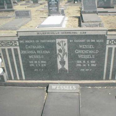 WESSELS Wessel Groenewald 1888-1964 &amp; Catharina Johanna Helena WESSELS 1894-1974