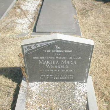 WESSELS Martha Maria 1906-1975