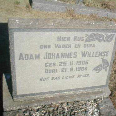 WILLEMSE Adam Johannes 1905-1968