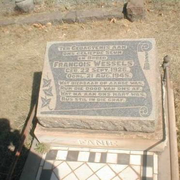 WESSELS Francois 1926-1945