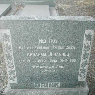 BRINK Abraham Johannes 1872-1956