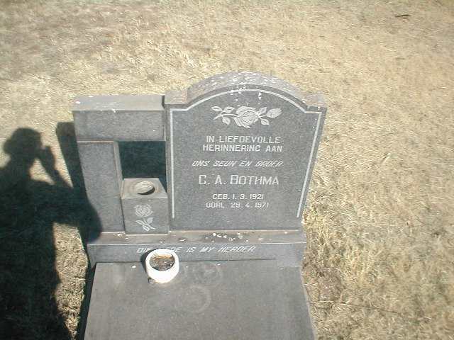 BOTHMA C.A.1921-1971