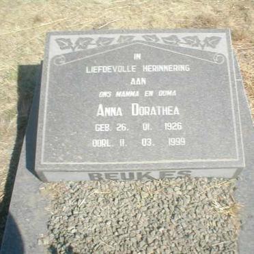BEUKES Anna Dorathea 1926-1999