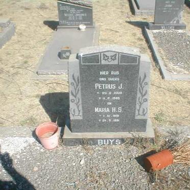 BUYS Petrus J 1905-1965 &amp; Maria H. S. 1918-1991