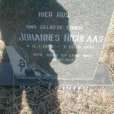 BAUERMEISTER Johannes Nicolaas 1922-1992