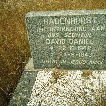 BADENHORST David Daniel 1942-1943