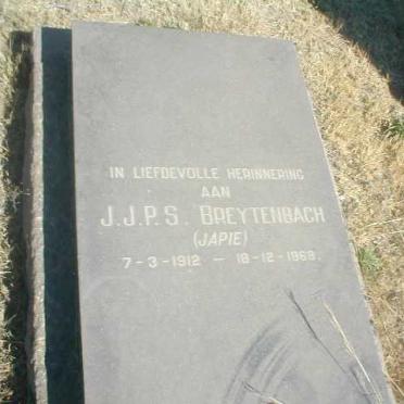 BREYTENBACH  J.J.P.S. 1912-1968