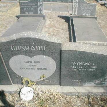 CONRADIE  Wynand L. 1884-1964