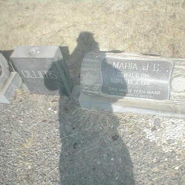 CILLIERS Maria J.C. 1911-1981