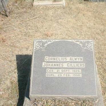 CILLIERS Cornelius Alwyn Johannes 1925-1958