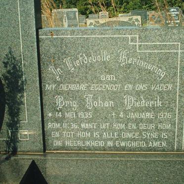 DIEDERIK Johan 1935-1976