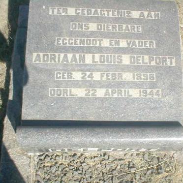 DELPORT Adriaan Louis 1896-1944
