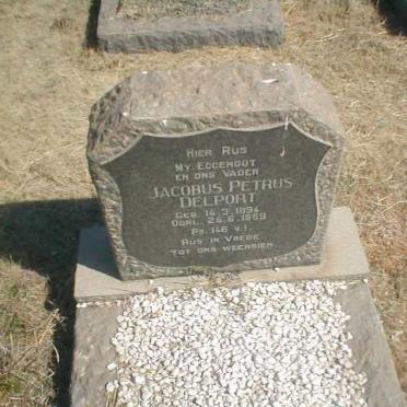 DELPORT Jacobus Petrus 1894-1959