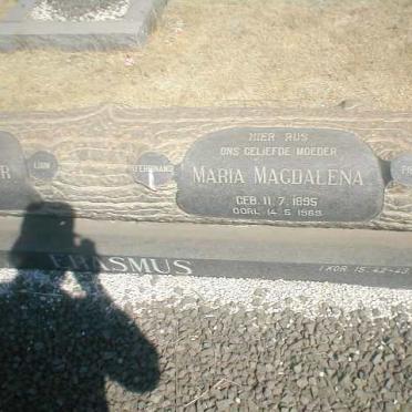 ERASMUS Maria Magdalena 1895-1969