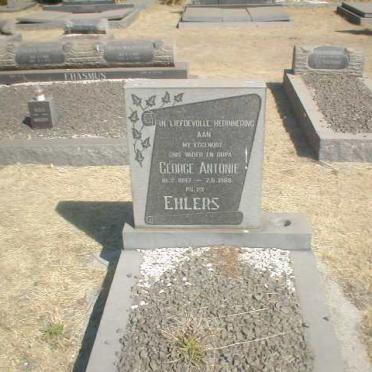 EHLERS George Antonie 1897-19?8