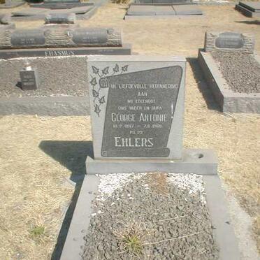 EHLERS George Antonie 1897-19?8