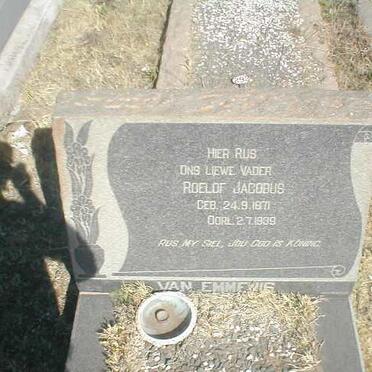 EMMENIS Roelof Jacobus, van 1871-1939