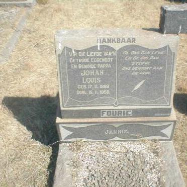 FOURIE Johan Louis 1899-1958