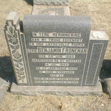 FRONEMAN Benjamin 1885-1945