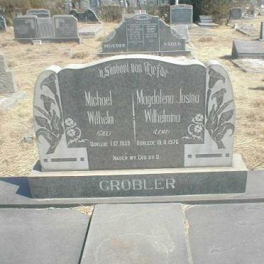 GROBLER Michael Wilhelm -1959 &amp; Magdalena Josina Wilhelmina -1976