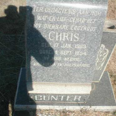GUNTER Chris 1903-1954