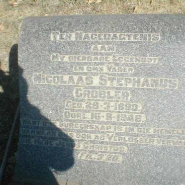 GROBLER Nicolaas Stephanus 1890-1946