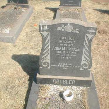 GROBLER Anna M. nee DE WET 1928-1967