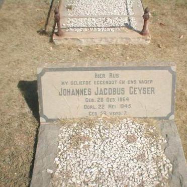 GEYSER Johannes Jacobus 1864-1945