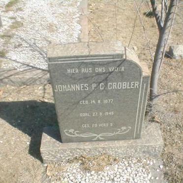 GROBLER Johannes P C 1877-1945