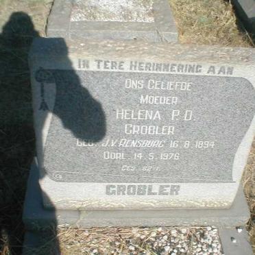 GROBLER Helena P.D. geb. JANSE VAN RENSBURG 1894-1976
