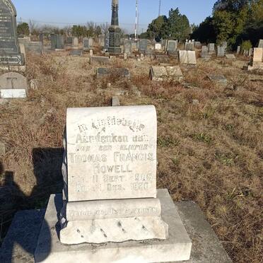 HOWELL Thomas Francis 1905-1920