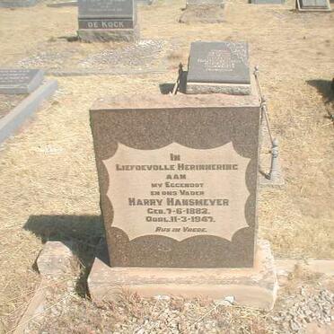 HANSMEYER Harry 1882-1947