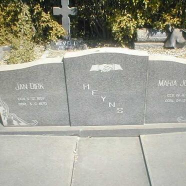 HEYNS Jan Dirk 1887-1970 &amp; Maria Johanna 1904-1983