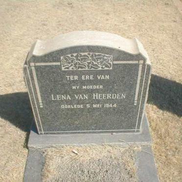 HEERDEN Lena, van -1944