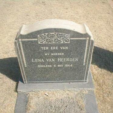 HEERDEN Lena, van -1944