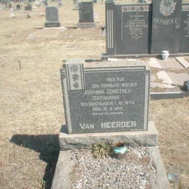 HEERDEN Johanna Dorethea, van 1873-1958