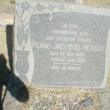 HERBST Frans Jacobus 1855-1930